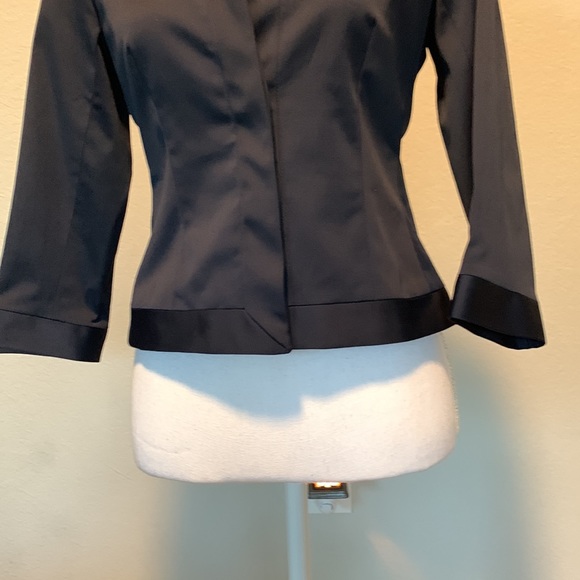 Ann Taylor Navy Tuxedo Blazer NWT - Picture 4 of 8